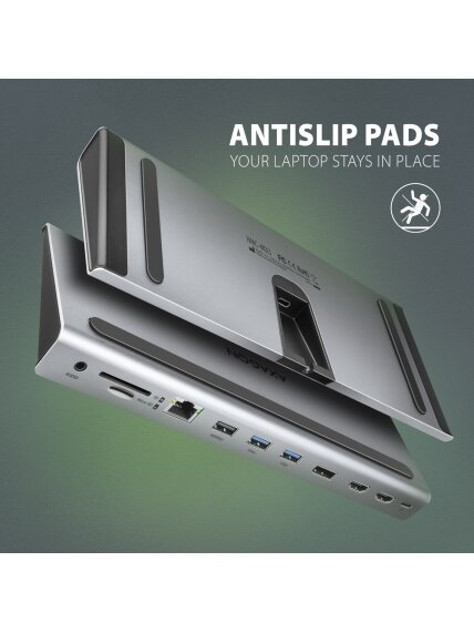 AXAGON USB-C 5Gbps TRIPLE 4K DISPLAY 11in1 Hub | HMC-4KX3 8 AXAGON USB-C 5Gbps TRIPLE 4K DISPLAY 11in1 Hub | HMC-4KX3 8