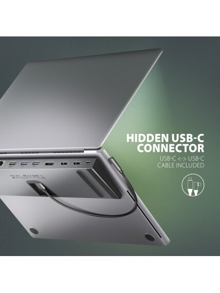 AXAGON USB-C 5Gbps TRIPLE 4K DISPLAY 11in1 Hub | HMC-4KX3 9 AXAGON USB-C 5Gbps TRIPLE 4K DISPLAY 11in1 Hub | HMC-4KX3 9