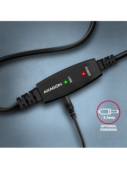 AXAGON | USB repeater cable, 15m | ADR-215B | USB Type A - USB Type B 5 AXAGON | USB repeater cable, 15m | ADR-215B | USB Type A - USB Type B 5