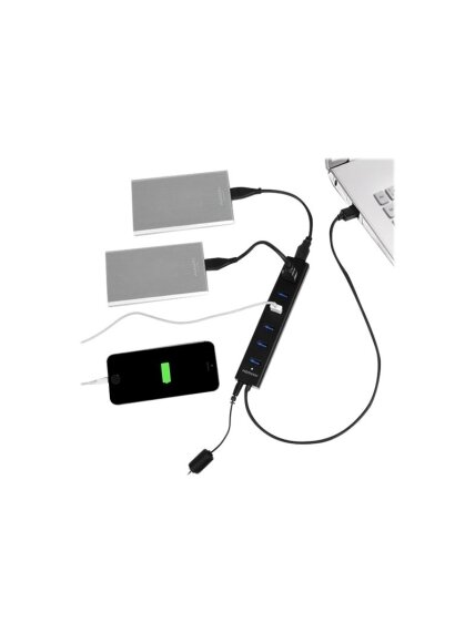 AXAGON USB3.0 Charging hub | HUE-SA7BP 6 AXAGON USB3.0 Charging hub | HUE-SA7BP 6