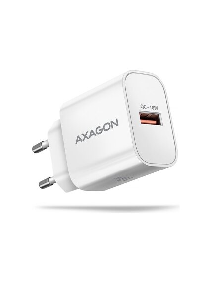 AXAGON Wallcharger 1x port USB-A, QC3.0/AFC/FCP/Apple, 18W | ACU-QC18W AXAGON Wallcharger 1x port USB-A, QC3.0/AFC/FCP/Apple, 18W | ACU-QC18W