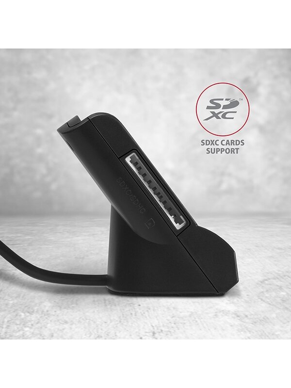 AXAGON Universal desktop USB contact Smart/ID and SD/microSD/SIM card reader | CRE-SM2 4 AXAGON Universal desktop USB contact Smart/ID and SD/microSD/SIM card reader | CRE-SM2 4