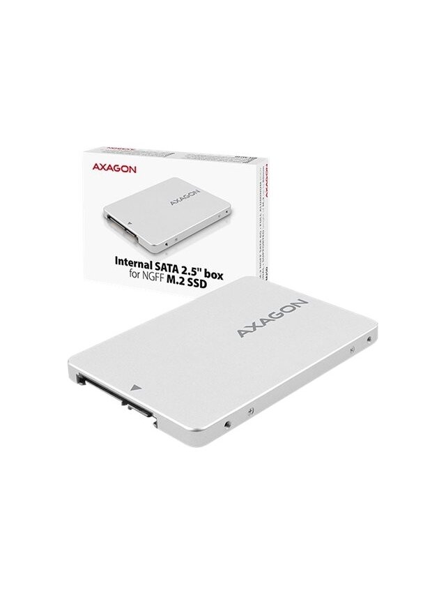 AXAGON Internal 2.5" box with SATA interface for M.2 SATA SSD | RSS-M2SD