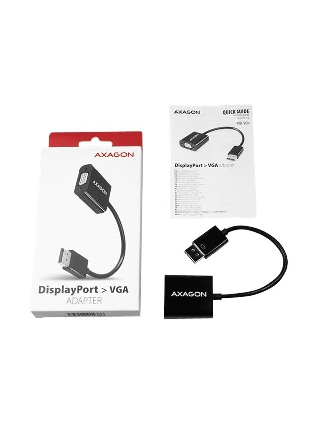 AXAGON | RVD-VGN DisplayPort - VGA Adapter | 0.15 m 6
