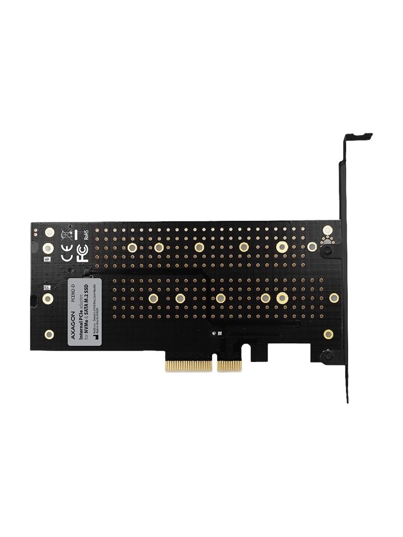 AXAGON PCI-Express x4 adapter to connect up to two M.2 disks to a computer | PCEM2-D 5 AXAGON PCI-Express x4 adapter to connect up to two M.2 disks to a computer | PCEM2-D 5