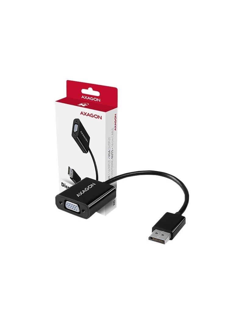 AXAGON | RVD-VGN DisplayPort - VGA Adapter | 0.15 m AXAGON | RVD-VGN DisplayPort - VGA Adapter | 0.15 m
