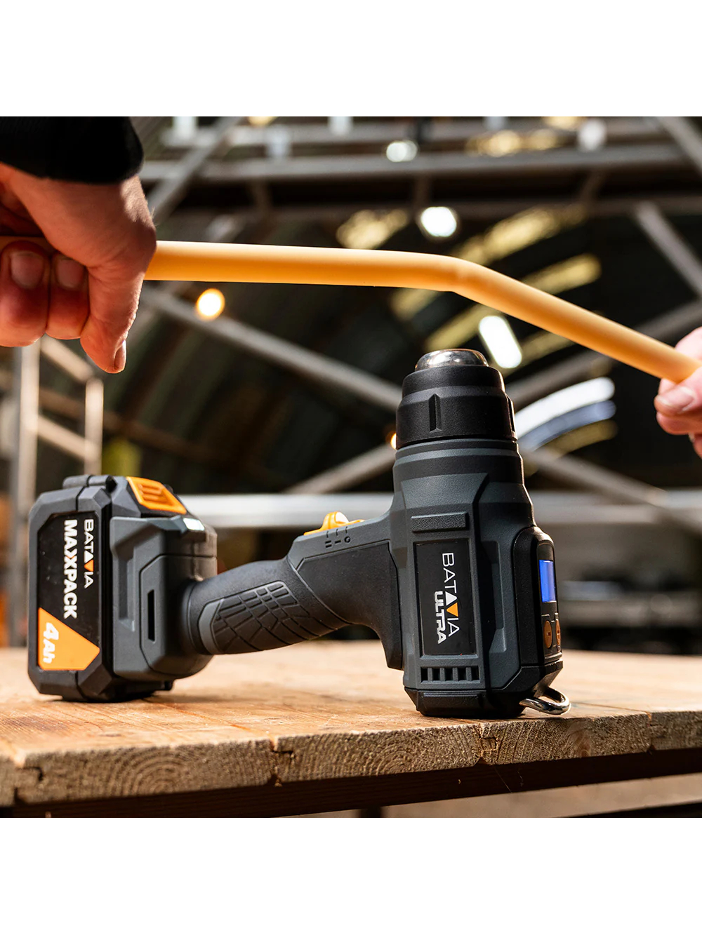 Batavia B.V. 18V Cordless Heat Gun with Digital LCD Display (battery and charger not included) 4