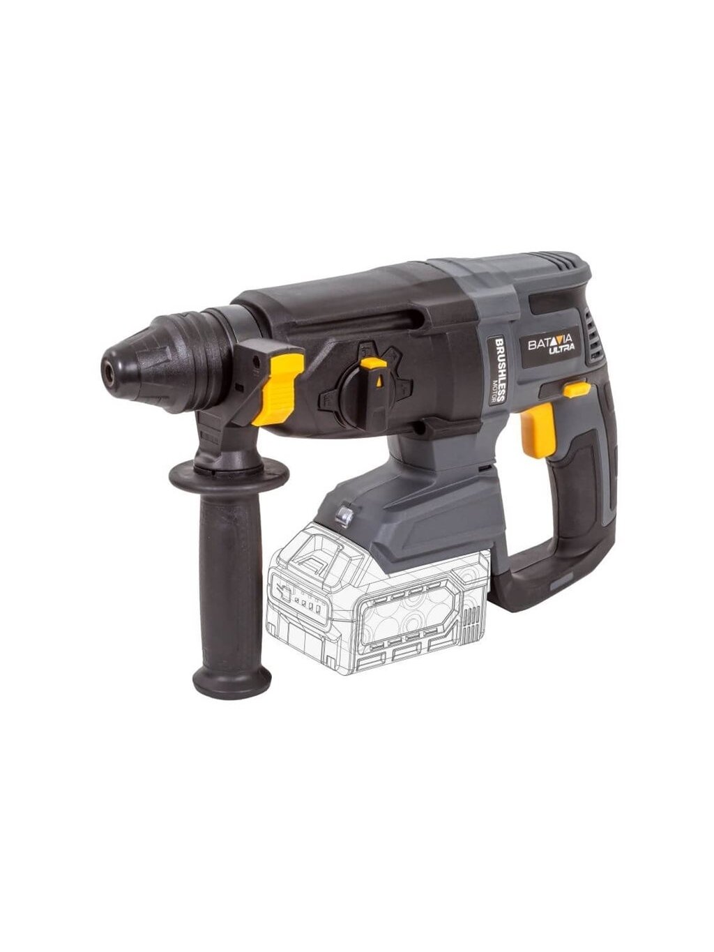 Batavia B.V. 18V Cordless Brushless Rotary Hammer SDS+, Without Battery and Charger in BMC Batavia B.V. 18V Cordless Brushless Rotary Hammer SDS+, Without Battery and Charger in BMC