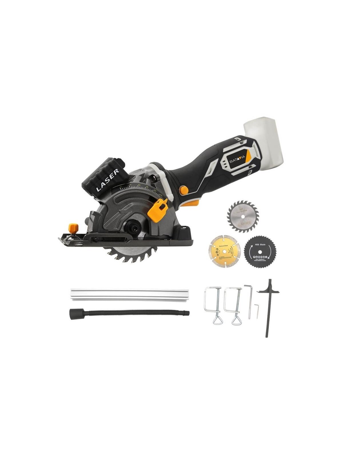 Batavia B.V. | 18V Cordless Mini Circular Saw 89mm, Without Battery and Charger 3