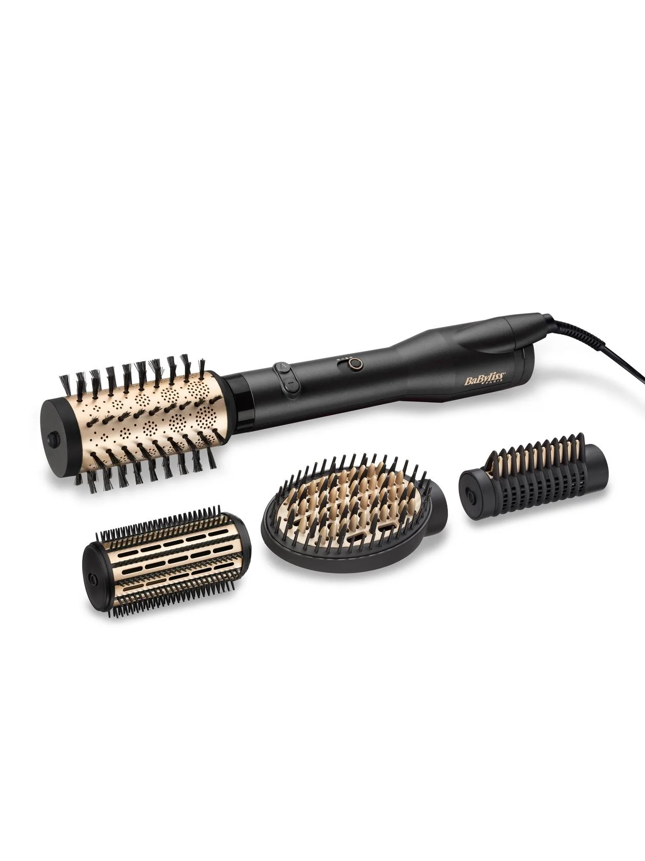 BABYLISS | Hair styling comb | AS970E | Ion conditioning | Number of heating levels 3 | 650 W | Black/Gold 1 BABYLISS | Hair styling comb | AS970E | Ion conditioning | Number of heating levels 3 | 650 W | Black/Gold 1