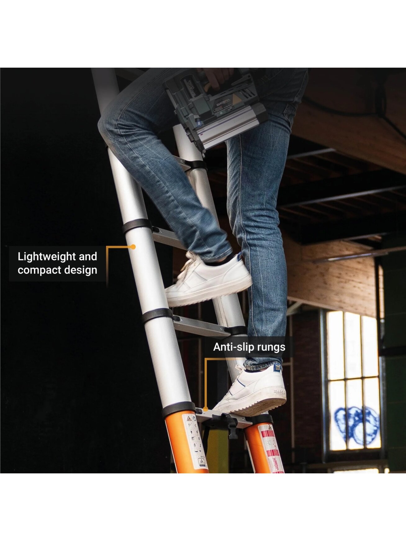 Batavia B.V. | Giraffe AIR Telescopic Ladder 3.81 m 3 Batavia B.V. | Giraffe AIR Telescopic Ladder 3.81 m 3