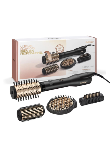 BABYLISS | Hair styling comb | AS970E | Ion conditioning | Number of heating levels 3 | 650 W | Black/Gold BABYLISS | Hair styling comb | AS970E | Ion conditioning | Number of heating levels 3 | 650 W | Black/Gold