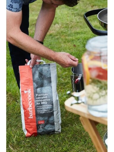 Barbecook | Premium coconut briquettes, 5kg (per 30pcs) | BC-ACC-7425