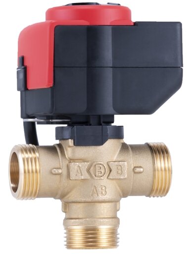 Barberi | Three-way flow distribution valve DN 25 with e-drive Barberi | Three-way flow distribution valve DN 25 with e-drive