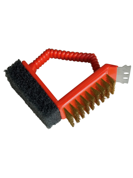 Barbecook | 3-in-1 brush red (24pcs/disp) | BC-ACC-7064