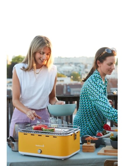 Barbecook Charcoal Table Grill Carlo , 44 x 33 x 21 cm | BC-CHA-1016 | Yellow Sunshine 2 Barbecook Charcoal Table Grill Carlo , 44 x 33 x 21 cm | BC-CHA-1016 | Yellow Sunshine 2