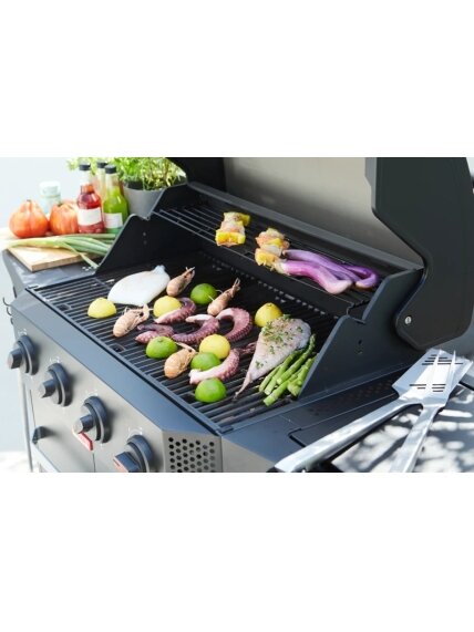 Barbecook Gas Barbecue Luca 412 with Cabinet and Sideburner, 145.4 x 60.3 x 112.3 cm | BC-GAS-3100 4