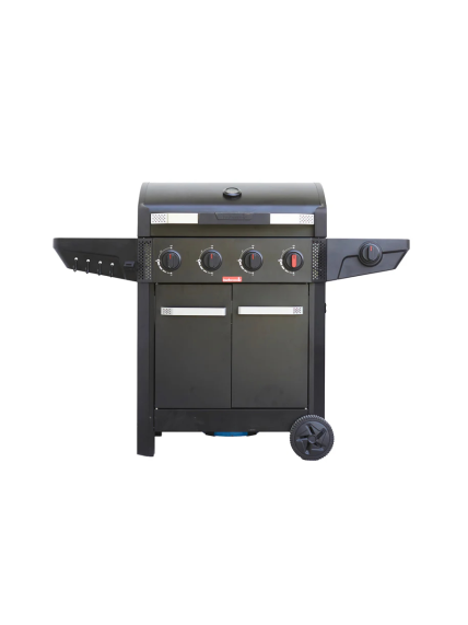 Barbecook Gas Barbecue Luca 412 with Cabinet and Sideburner, 145.4 x 60.3 x 112.3 cm | BC-GAS-3100 Barbecook Gas Barbecue Luca 412 with Cabinet and Sideburner, 145.4 x 60.3 x 112.3 cm | BC-GAS-3100