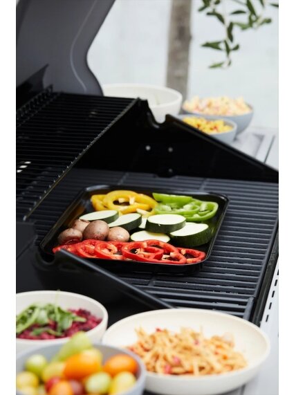 Barbecook | Reusable enamel grill pan, 34.5 x 24 x 3 cm (per 12 pcs) | BC-ACC-7080 2 Barbecook | Reusable enamel grill pan, 34.5 x 24 x 3 cm (per 12 pcs) | BC-ACC-7080 2