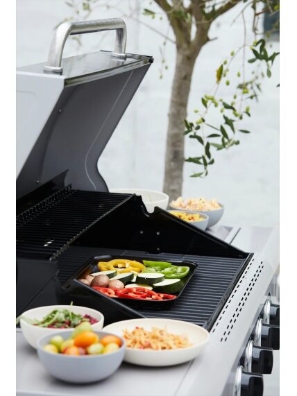 Barbecook | Reusable enamel grill pan, 34.5 x 24 x 3 cm (per 12 pcs) | BC-ACC-7080 1 Barbecook | Reusable enamel grill pan, 34.5 x 24 x 3 cm (per 12 pcs) | BC-ACC-7080 1