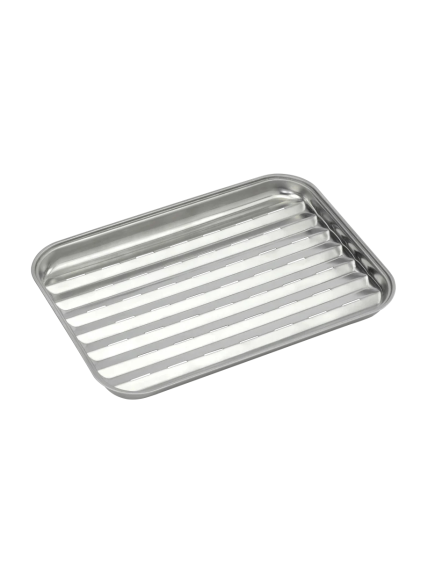 Barbecook | Reusable stainless steel grill pan, 34.5 x 24 x 3 cm | BC-ACC-7079 Barbecook | Reusable stainless steel grill pan, 34.5 x 24 x 3 cm | BC-ACC-7079