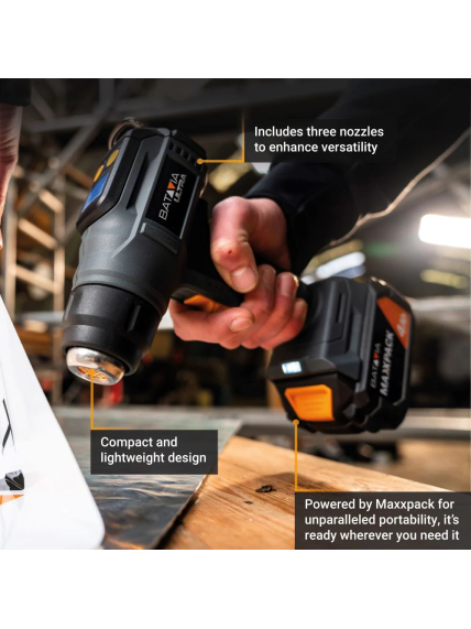 Batavia B.V. 18V Cordless Heat Gun with Digital LCD Display (battery and charger not included) 2 Batavia B.V. 18V Cordless Heat Gun with Digital LCD Display (battery and charger not included) 2