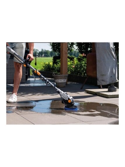 Batavia B.V. | 18V Twin Brush - Cordless Brushless Telescopic Power Scrubber, Without Battery and Charger | IPX7 4 Batavia B.V. | 18V Twin Brush - Cordless Brushless Telescopic Power Scrubber, Without Battery and Charger | IPX7 4