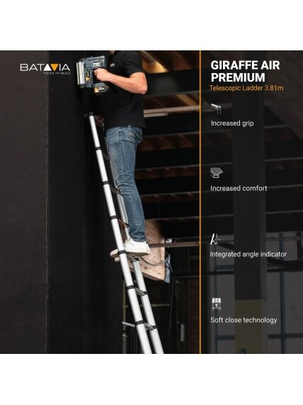 Batavia B.V. | Giraffe AIR Telescopic Ladder 3.81 m 7 Batavia B.V. | Giraffe AIR Telescopic Ladder 3.81 m 7