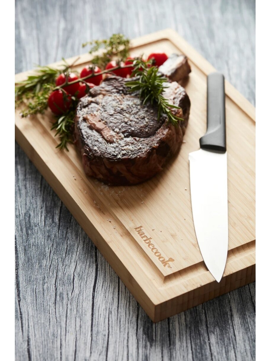 Barbecook | Bamboo cutting board with groove FSC, 40 x 30 x 3 cm (per 3 pcs) | BC-ACC-7306 3 Barbecook | Bamboo cutting board with groove FSC, 40 x 30 x 3 cm (per 3 pcs) | BC-ACC-7306 3