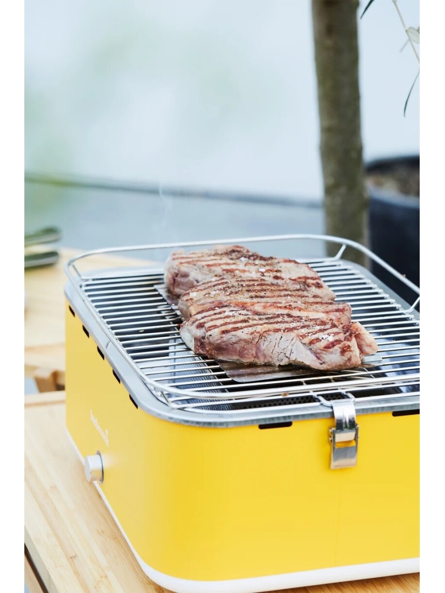 Barbecook Charcoal Table Grill Carlo , 44 x 33 x 21 cm | BC-CHA-1016 | Yellow Sunshine 3 Barbecook Charcoal Table Grill Carlo , 44 x 33 x 21 cm | BC-CHA-1016 | Yellow Sunshine 3