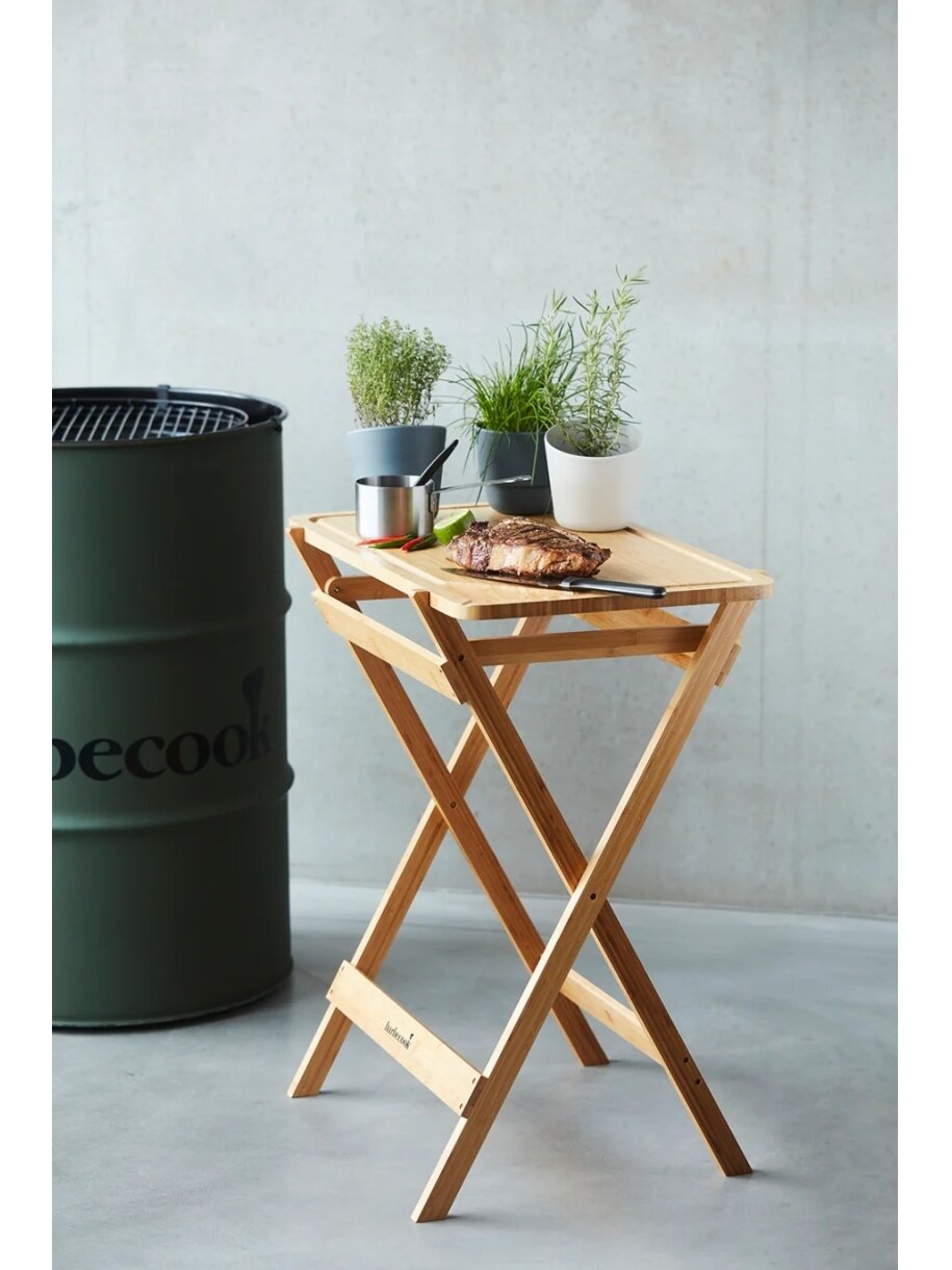 Barbecook | Cutting Table Made of Bamboo, 70 x 43 x 81 cm | BC-ACC-7154 ...