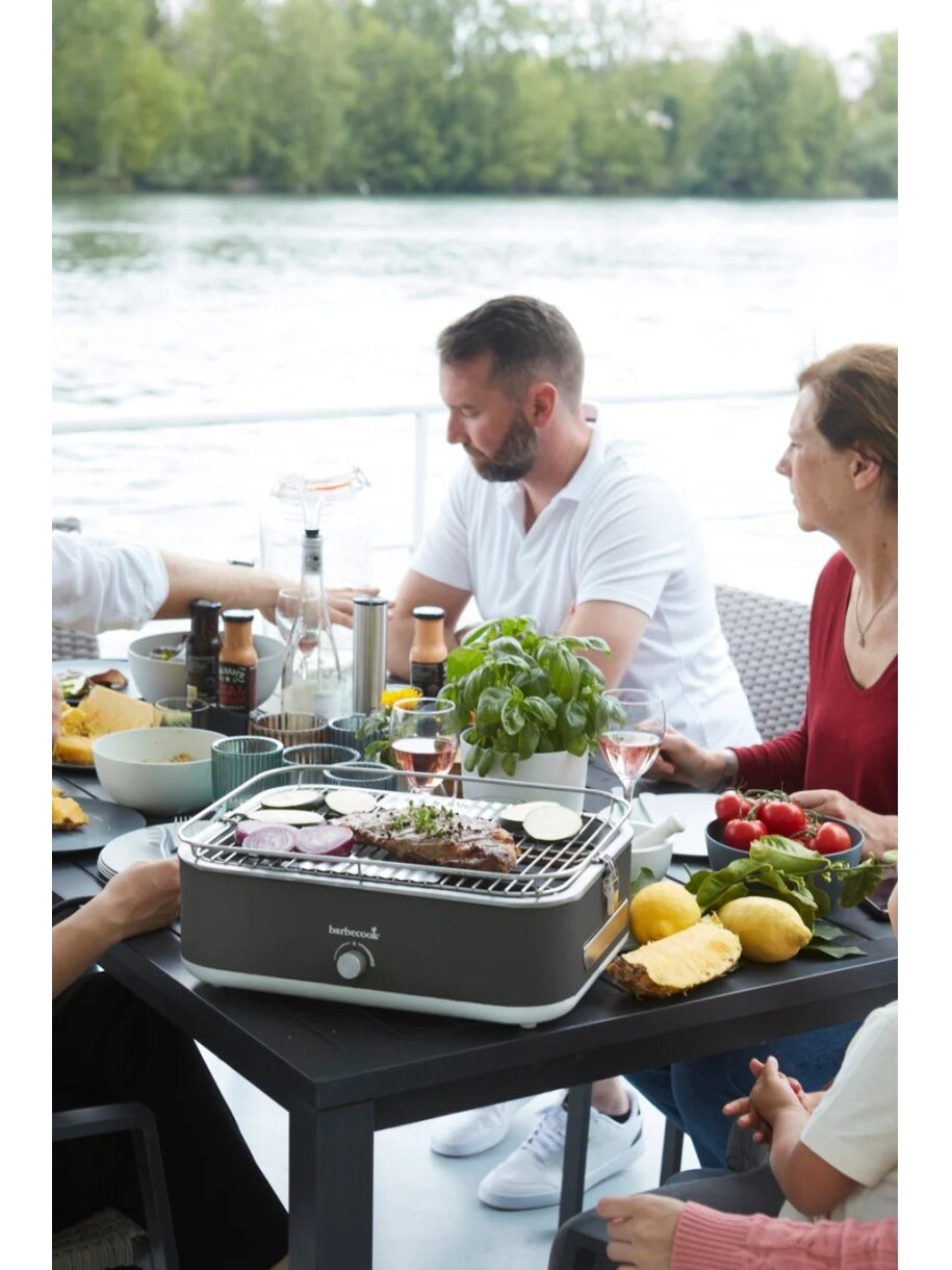 Barbecook Electric Grill E-Carlo | BC-ELE-1003 | Table | 2500 W | Midnight Grey 3