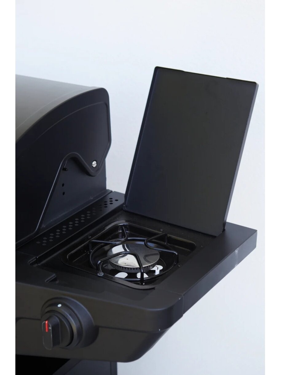 Barbecook Gas Barbecue Luca 412 with Cabinet and Sideburner, 145.4 x 60.3 x 112.3 cm | BC-GAS-3100 5 Barbecook Gas Barbecue Luca 412 with Cabinet and Sideburner, 145.4 x 60.3 x 112.3 cm | BC-GAS-3100 5
