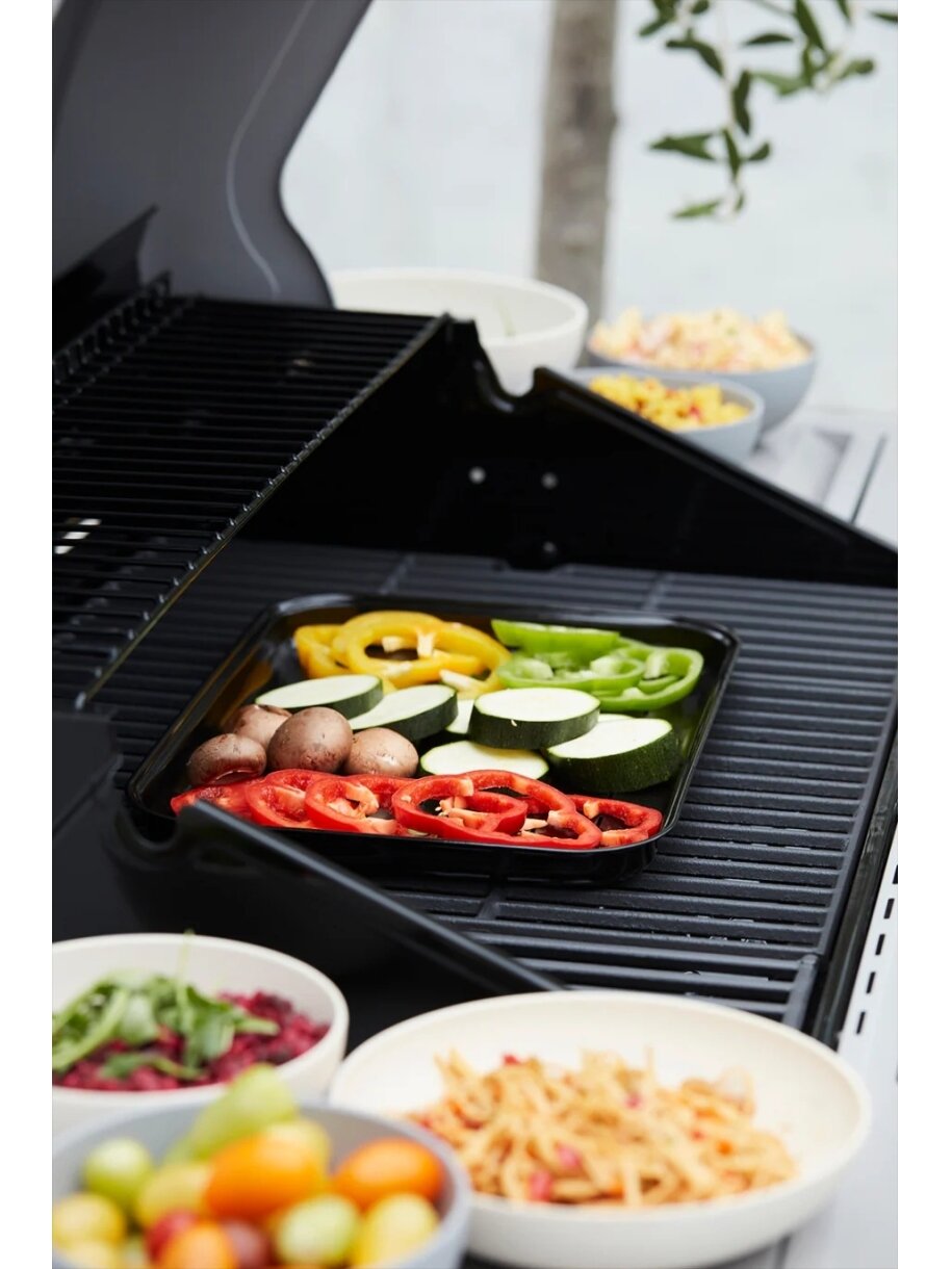 Barbecook | Reusable enamel grill pan, 34.5 x 24 x 3 cm (per 12 pcs) | BC-ACC-7080 2 Barbecook | Reusable enamel grill pan, 34.5 x 24 x 3 cm (per 12 pcs) | BC-ACC-7080 2