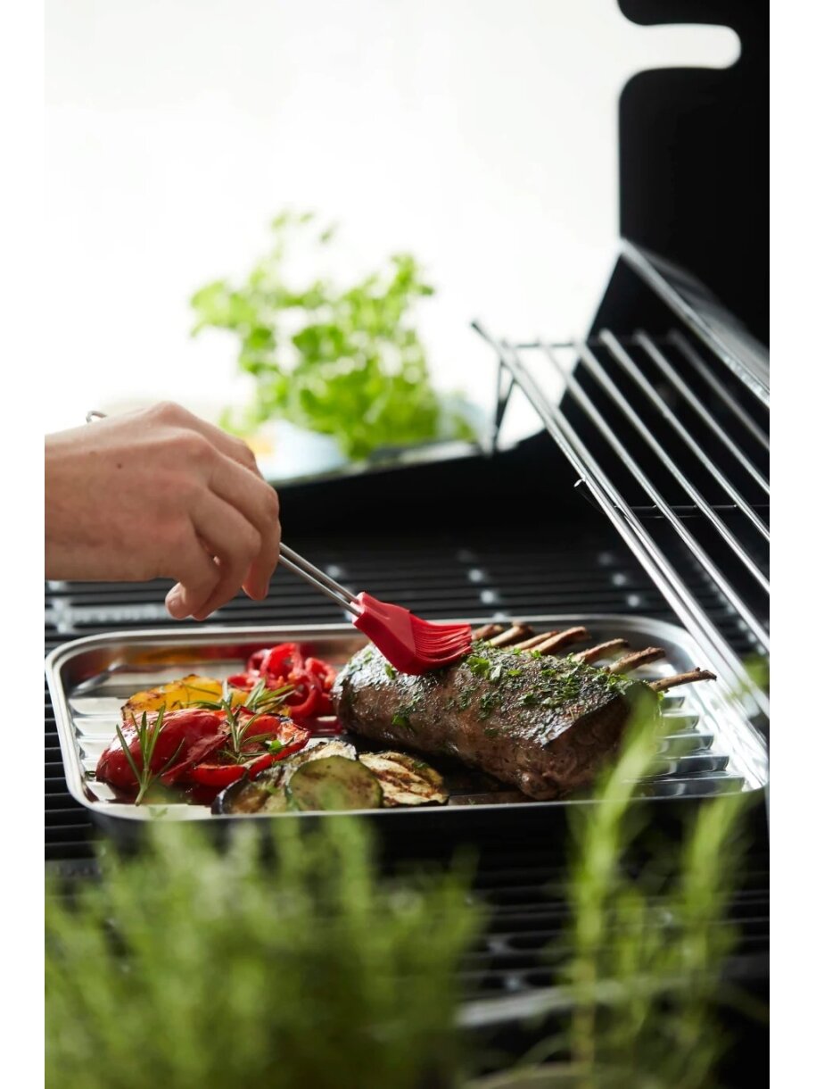Barbecook | Reusable stainless steel grill pan, 34.5 x 24 x 3 cm | BC-ACC-7079 2 Barbecook | Reusable stainless steel grill pan, 34.5 x 24 x 3 cm | BC-ACC-7079 2
