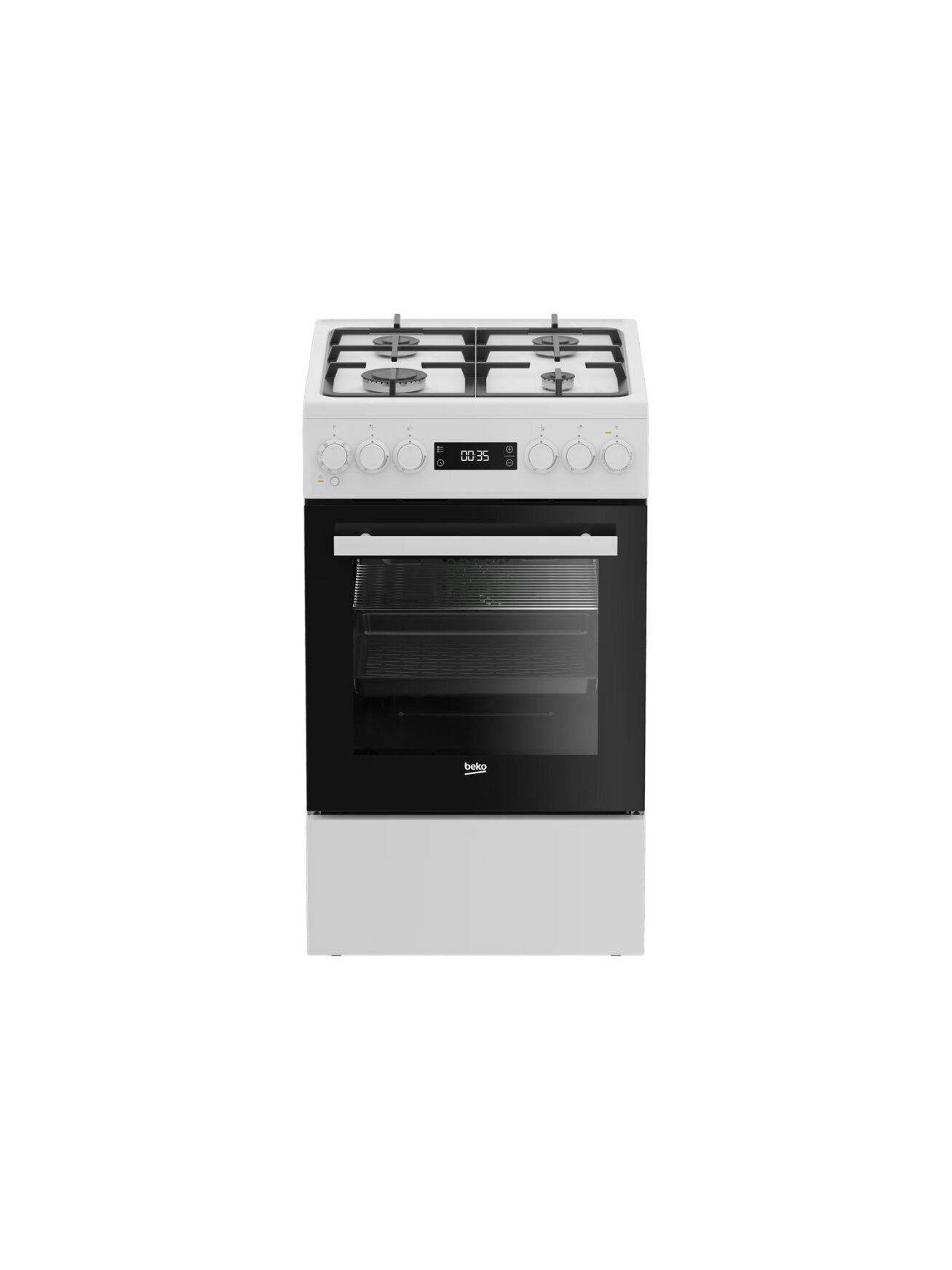 BEKO Cooker | FSM51339DWDS | Hob type Gas | Oven type Electric | White | Width 50 cm | Grilling | LED | Depth 60 cm | 60 L BEKO Cooker | FSM51339DWDS | Hob type Gas | Oven type Electric | White | Width 50 cm | Grilling | LED | Depth 60 cm | 60 L
