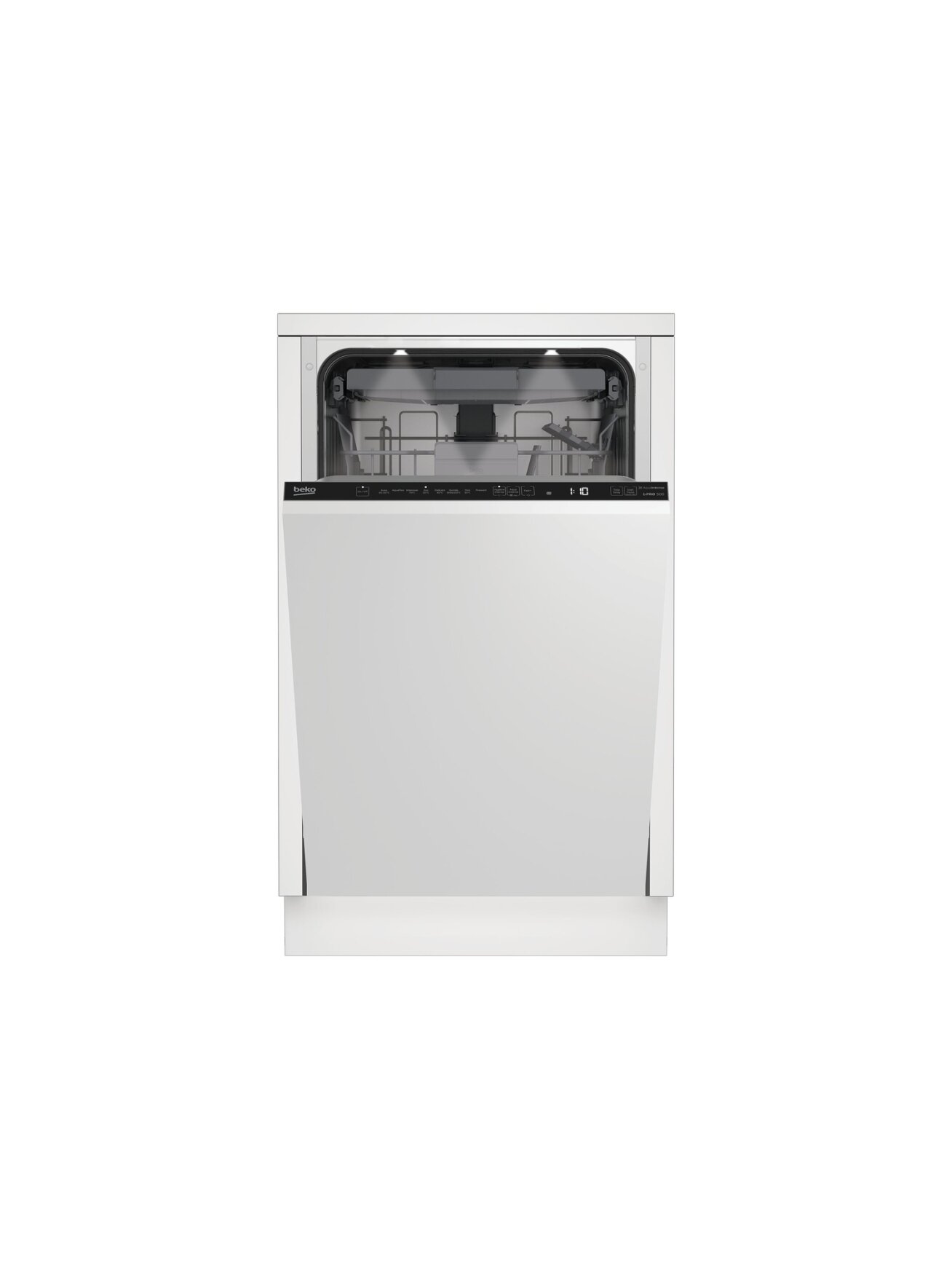 BEKO Dishwasher | BDIS38040Q | Built-in | Width 45 cm | Number of place settings 10 | Number of programs 8 | Energy efficiency class C | Display | White BEKO Dishwasher | BDIS38040Q | Built-in | Width 45 cm | Number of place settings 10 | Number of programs 8 | Energy efficiency class C | Display | White