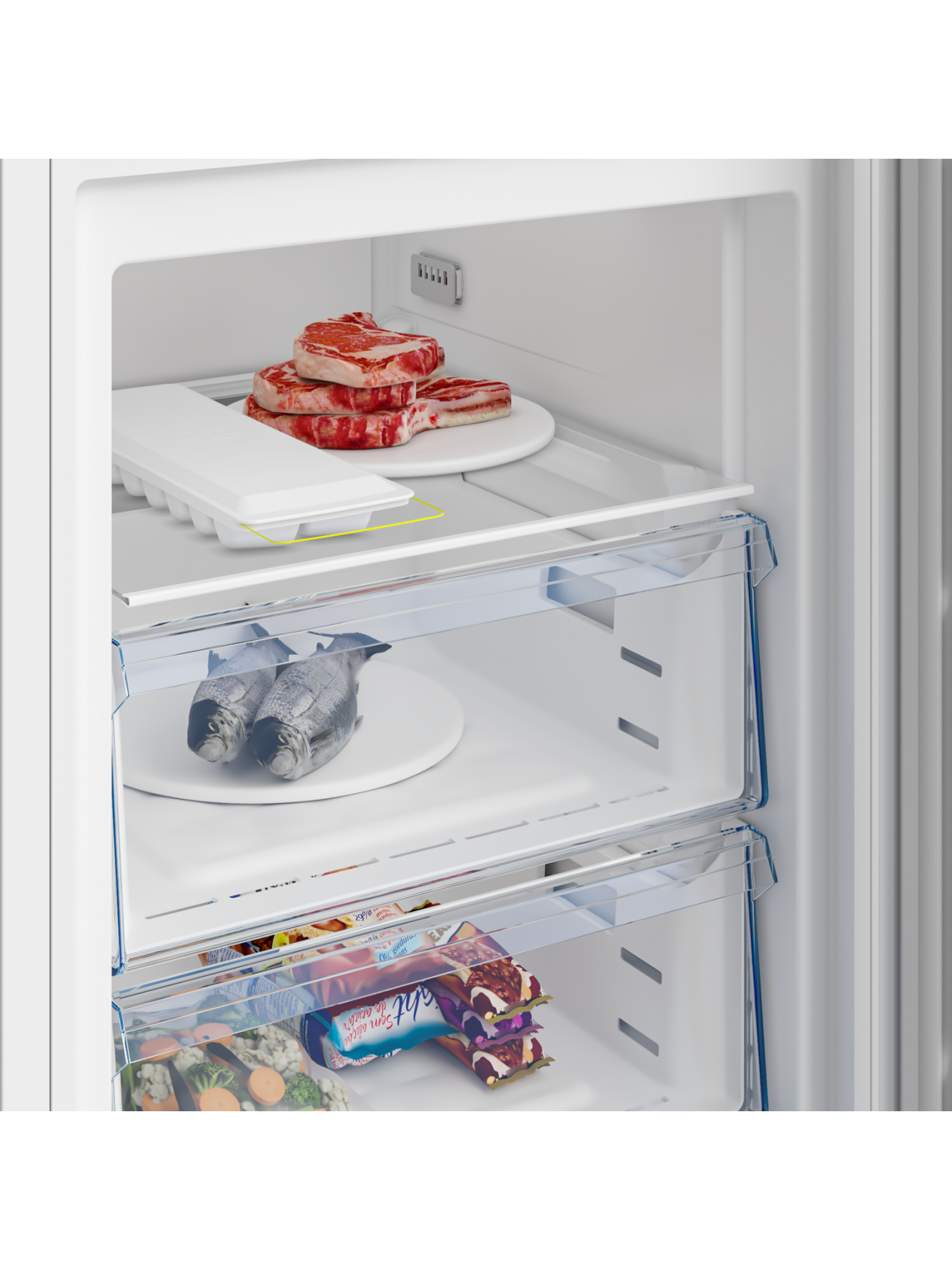 BEKO Freezer | B5RFNE274W | Energy efficiency class E | Upright | Free standing | Height 151.5 cm | Total net capacity 220 L | No Frost system | White 4 BEKO Freezer | B5RFNE274W | Energy efficiency class E | Upright | Free standing | Height 151.5 cm | Total net capacity 220 L | No Frost system | White 4