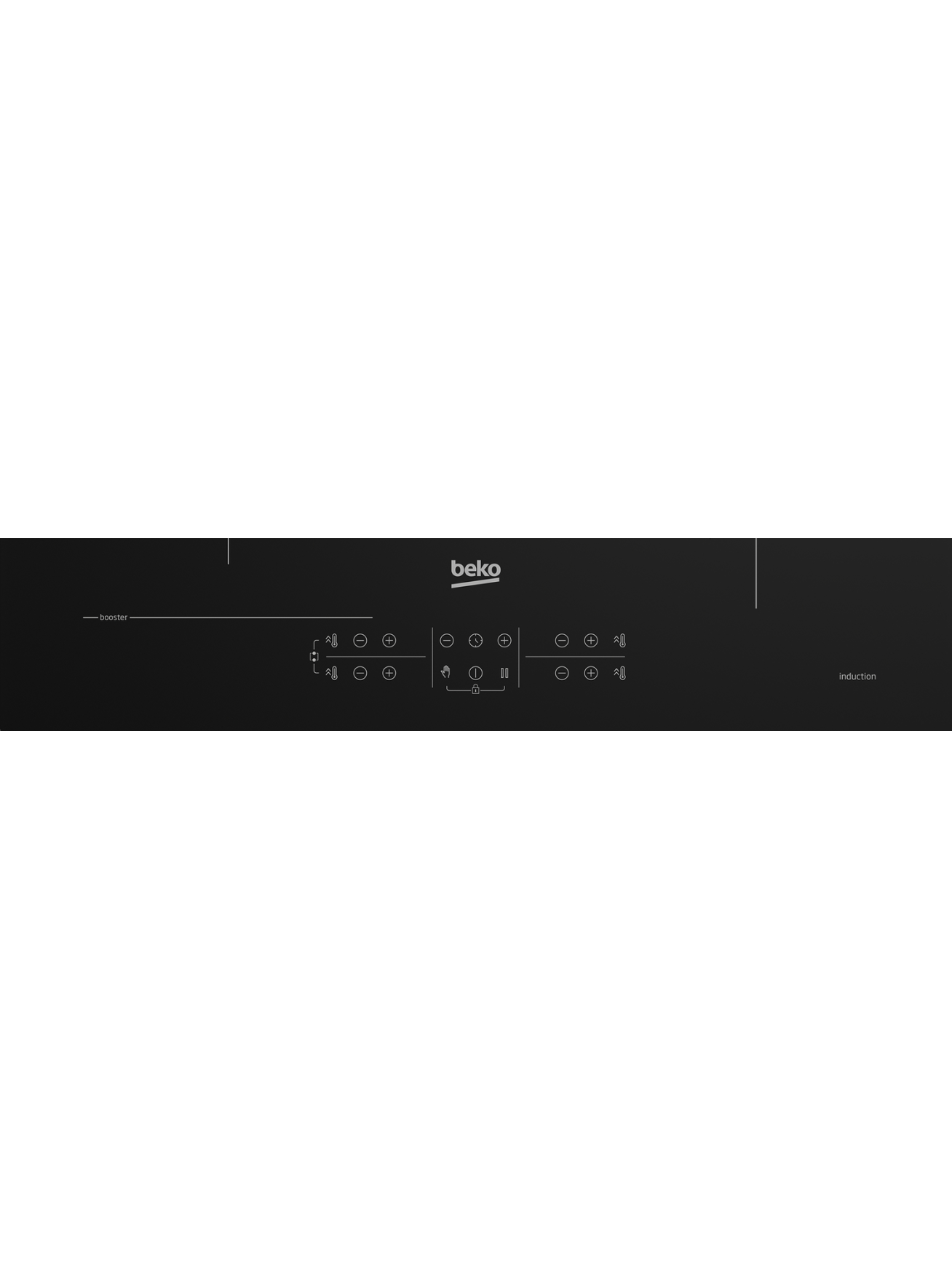 BEKO Hob | HII64200SFMT | Induction | Number of burners/cooking zones 4 | Touch | Timer | Black 5