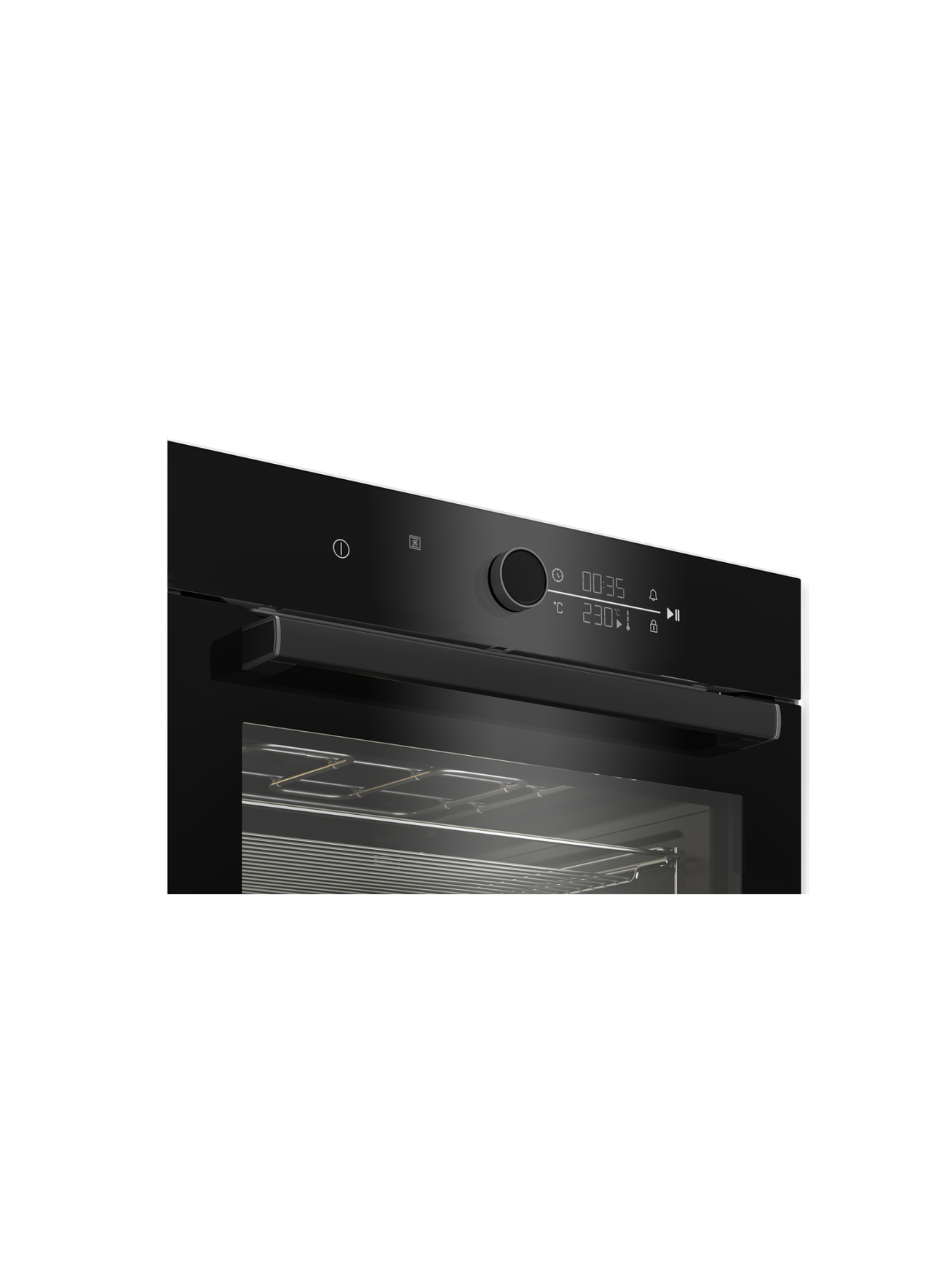 BEKO Oven | BBCM17400B | 48 L | Electric | Hydrolytic | Touch control | Steam function | Height 45.5 cm | Width 59.4 cm | Black 1