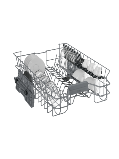 BEKO Dishwasher | DIS46120 | Built-in | Width 45 cm | Number of place settings 11 | Number of programs 6 | Energy efficiency class E | Display | White BEKO Dishwasher | DIS46120 | Built-in | Width 45 cm | Number of place settings 11 | Number of programs 6 | Energy efficiency class E | Display | White