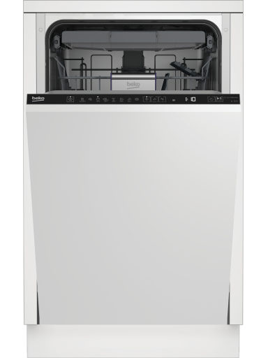 BEKO Dishwasher | DIS46120 | Built-in | Width 45 cm | Number of place settings 11 | Number of programs 6 | Energy efficiency class E | Display | White BEKO Dishwasher | DIS46120 | Built-in | Width 45 cm | Number of place settings 11 | Number of programs 6 | Energy efficiency class E | Display | White
