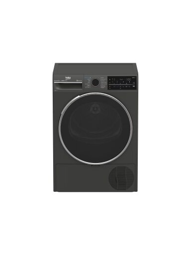 BEKO Dryer Machine | B5T89243M | Energy efficiency class C | Front loading | 9 kg | Heat pump | Digital | Depth 67 cm | Steam function | Black BEKO Dryer Machine | B5T89243M | Energy efficiency class C | Front loading | 9 kg | Heat pump | Digital | Depth 67 cm | Steam function | Black