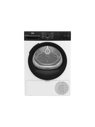 BEKO Dryer Machine | BM3T37249WBB | Energy efficiency class C | Front loading | 7 kg | Digital | Depth 54.5 cm | White BEKO Dryer Machine | BM3T37249WBB | Energy efficiency class C | Front loading | 7 kg | Digital | Depth 54.5 cm | White