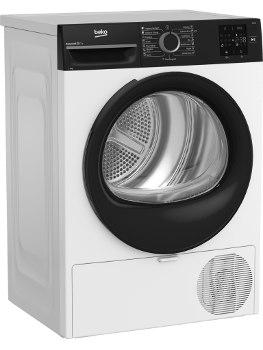 BEKO Dryer Machine | BM3T37249WBB | Energy efficiency class C | Front loading | 7 kg | Digital | Depth 54.5 cm | White BEKO Dryer Machine | BM3T37249WBB | Energy efficiency class C | Front loading | 7 kg | Digital | Depth 54.5 cm | White