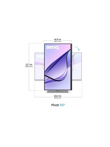 Benq MA270UP | 27 " | IPS | 16:9 | 60 Hz | 5 ms | 3840 x 2160 pixels | 450 cd/m² | HDMI ports quantity 2