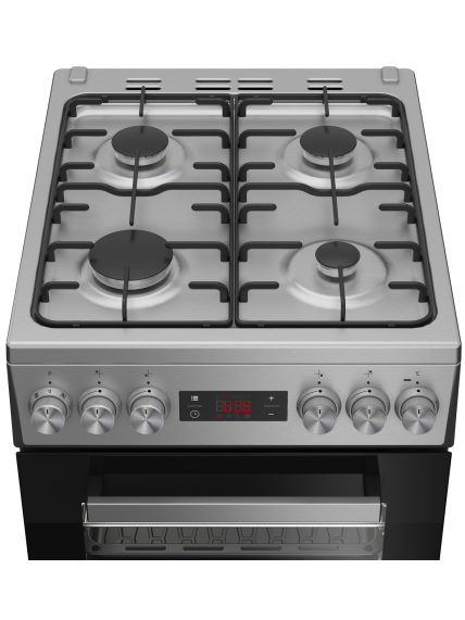 BEKO Cooker | FSM52321DXDT | Hob type Gas | Oven type Electric | Stainless Steel | Width 50 cm | Grilling | Depth 60 cm | 60 L 3 BEKO Cooker | FSM52321DXDT | Hob type Gas | Oven type Electric | Stainless Steel | Width 50 cm | Grilling | Depth 60 cm | 60 L 3