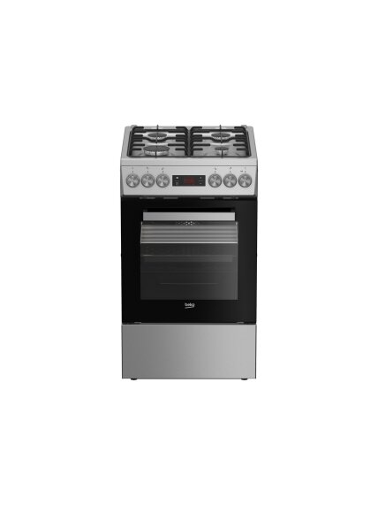 BEKO Cooker | FSM52321DXDT | Hob type Gas | Oven type Electric | Stainless Steel | Width 50 cm | Grilling | Depth 60 cm | 60 L BEKO Cooker | FSM52321DXDT | Hob type Gas | Oven type Electric | Stainless Steel | Width 50 cm | Grilling | Depth 60 cm | 60 L