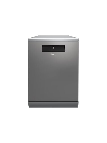 BEKO Dishwasher | DEN48530X | Freestanding | Width 60 cm | Number of place settings 15 | Number of programs 8 | Energy efficiency class D | Stainless steel