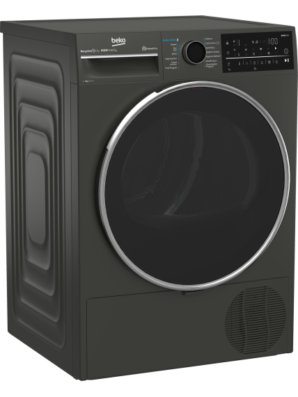 BEKO Dryer Machine | B5T89243M | Energy efficiency class C | Front loading | 9 kg | Heat pump | Digital | Depth 67 cm | Steam function | Black 1 BEKO Dryer Machine | B5T89243M | Energy efficiency class C | Front loading | 9 kg | Heat pump | Digital | Depth 67 cm | Steam function | Black 1